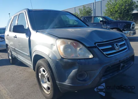 2005 Honda Cr-V Lx from USA, damaged, VIN JHLRD68555C009820